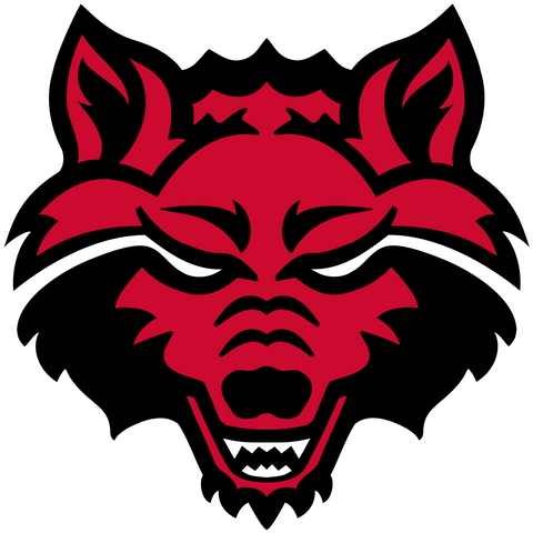  Sun Belt Conference Arkansas State Red Wolves Logo 