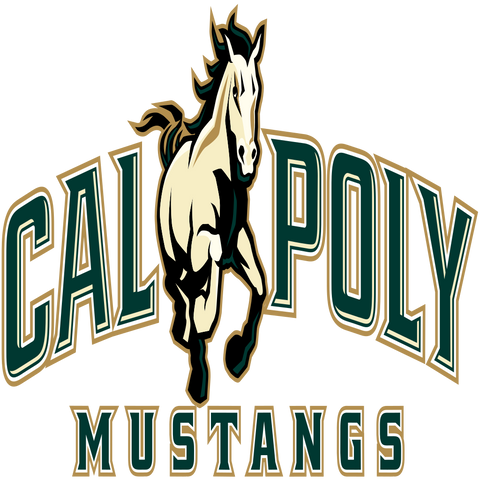  Big West Conference Cal Poly Mustangs Logo 