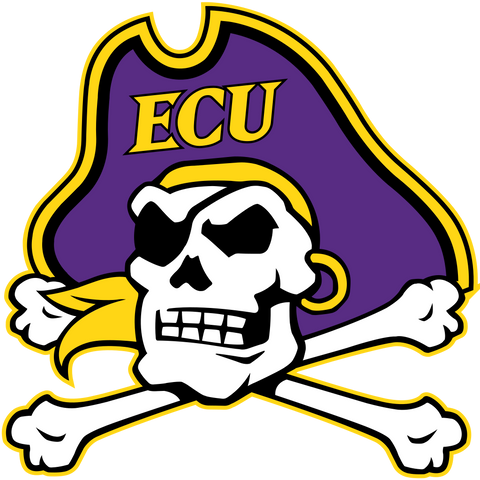  American Athletic Conference East Carolina Pirates Logo 