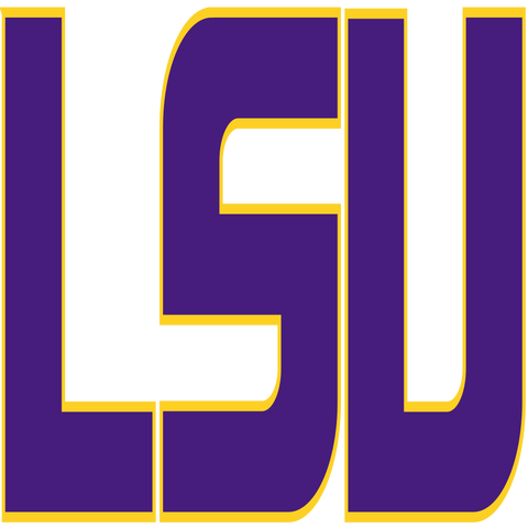  Southeastern Conference LSU Tigers and Lady Tigers Logo 