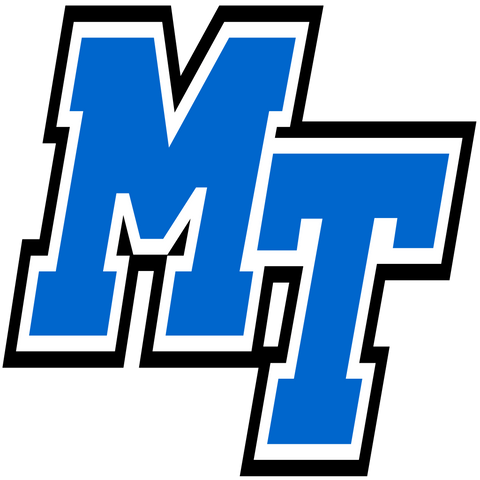 Conference USA Middle Tennessee Blue Raiders Logo 