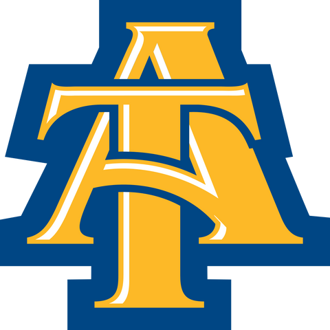  Mid-Eastern Athletic Conference North Carolina A&T Aggies Logo 
