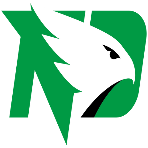  The Summit League North Dakota Fighting Hawks Logo 