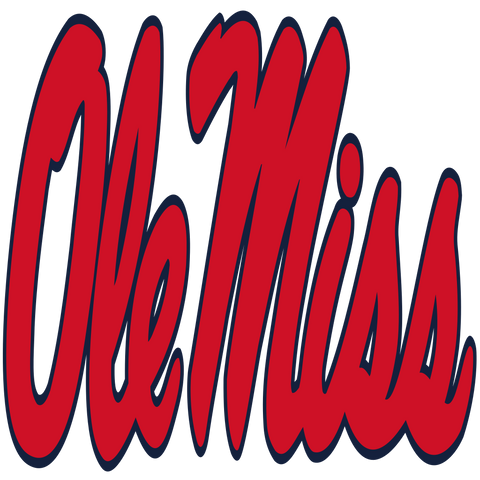  Southeastern Conference Ole Miss Rebels Logo 