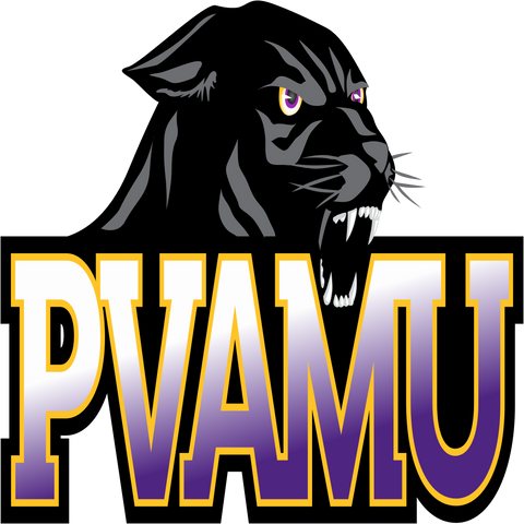  Southwestern Athletic Conference Prairie View A&M Panthers and Lady Panthers Logo 