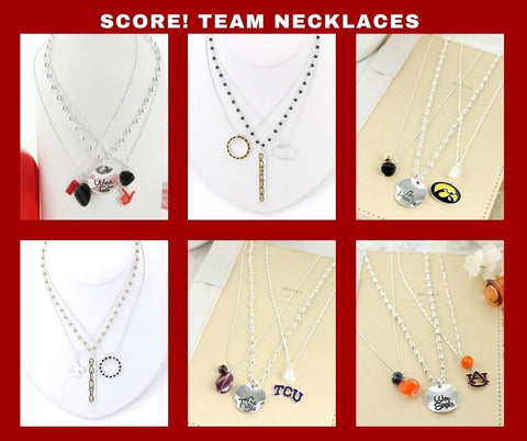  SCORE! Team NFL necklaces & NCAA Necklaces 