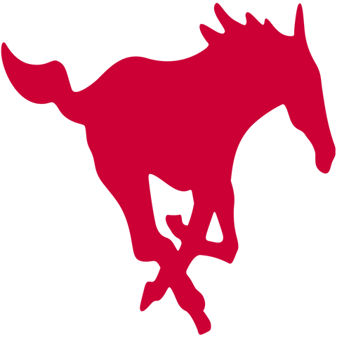  American Athletic Conference SMU Mustangs Logo 