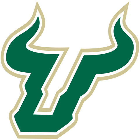  American Athletic Conference South Florida Bulls Logo 