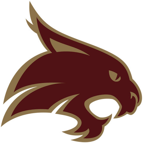  Sun Belt Conference Texas State Bobcats Logo 