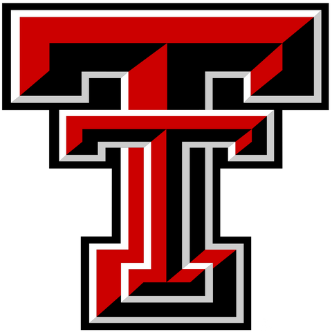  Big 12 Conference Texas Tech Red Raiders and Lady Raiders Logo 