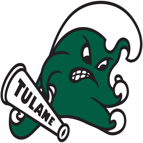  American Athletic Conference Tulane Green Wave Logo 
