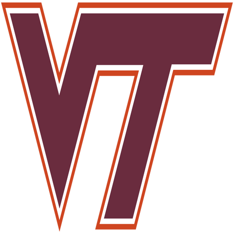  Atlantic Coast Conference Virginia Tech Hokies Logo 