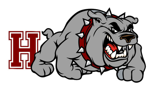  Heights Bulldogs High School Houston-ISD logo 