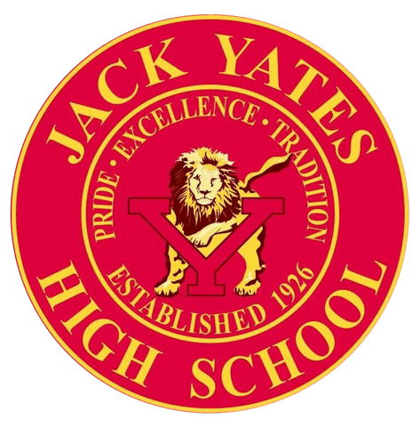  Jack Yates Lion HighSchool-Texas Houston-ISD logo 