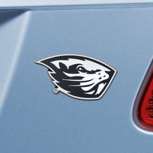Load image into Gallery viewer, Oregon State Beavers NCAA Chrome Auto Emblem ~ 3-D Metal
