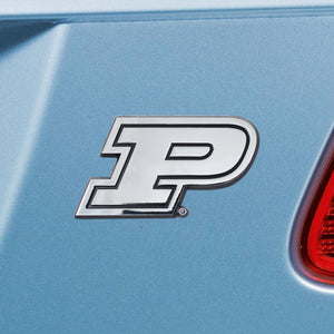 Purdue Boilermakers NCAA Chrome Auto Emblem ~ 3-D Metal