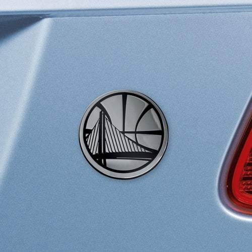 Golden State Warriors NBA Emblem - Auto Emblem ~ 3-D Metal