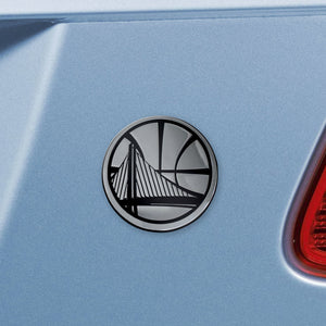 Golden State Warriors NBA Emblem - Auto Emblem ~ 3-D Metal