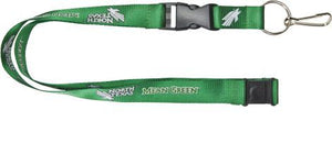 NORTH TEXAS Mean Green Eagles Officially NCAA Licensed Green Logo Team Lanyard