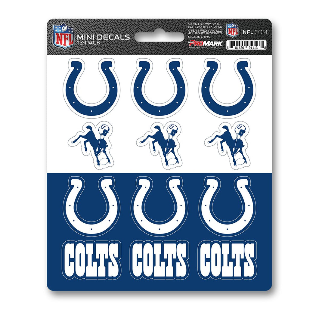 Indiana Colts NFL 12pk Mini Decal