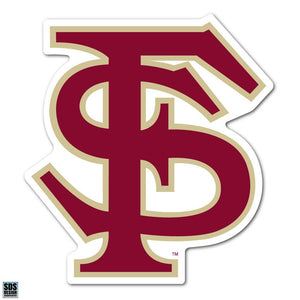 Florida State University NCAA Collegiate Logo Super Durable Purse Sticker~ FS Seminole Garnet and Gold Logo