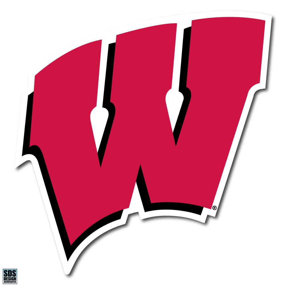 University of Wisconsin Madison NCAA Collegiate Logo Super Durable Purse Sticker~ UWM Badgers 