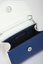 Load image into Gallery viewer, SCORE! Eva Designer Crossbody Clutch - Navy Blue and White
