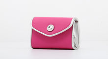 Load image into Gallery viewer, SCORE! Eva Designer Crossbody Clutch - Pink and Silver
