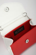 Load image into Gallery viewer, SCORE! Eva Designer Crossbody Clutch - Red, White and Gold
