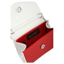 Load image into Gallery viewer, SCORE! Eva Designer Crossbody Clutch - Red and White
