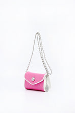 Load image into Gallery viewer, SCORE! Eva Designer Crossbody Clutch - Pink and White
