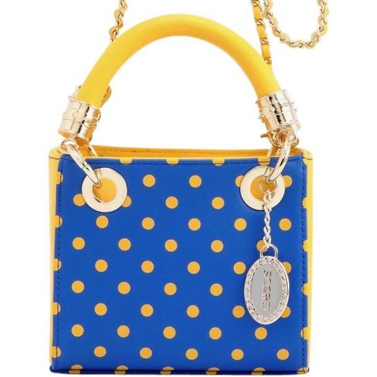 SCORE! Game Day Bag purse Jacqui Classic Top Handle Crossbody Satchel - Royal Blue and Yellow Gold University of Nebraska Kearney, Ithaca College, Delaware Fighting Blue Hens, Morehead State Eagles, Kansas City Roos, South Dakota State Jackrabbits, San Jose State Spartans, Kent State Golden Flashes, McNeese State Cowboys, Houston Baptist Huskies, Southern Jaguars, UCLA Bruins, Delaware Fighting Blue Hens, Golden State Warriors, Denver Nuggets, Milwaukee Brewers, St. Louis Blues purse