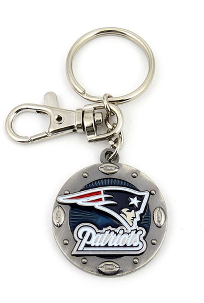 New England Patriots NFL Logo Impact Keychain