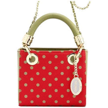 Load image into Gallery viewer, SCORE! Game Day Bag purse Jacqui Classic Top Handle Crossbody Satchel - Red and Olive Green Washington State University Cougars, Alpha Chi Omega, Alpha Sigma Alpha Sorority purse
