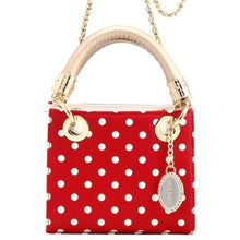 Load image into Gallery viewer, SCORE! Game Day Bag purse Jacqui Classic Top Handle Crossbody Satchel - Red, White and Gold Boston University Terriers, Austin Peay Governors, Minnesota State University Moorhead Dragons, NBA Houston Rockets, NHL Detroit Redwings, MLS Atlanta United, Alpha Omicron Pi, Sigma Alpha Iota, Alpha Sigma Alpha, Kappa Phi Lambda
