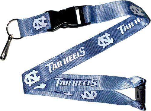 North Carolina Tar Heels Officially Licensed Blue and White NCAA Logo Team Lanyard