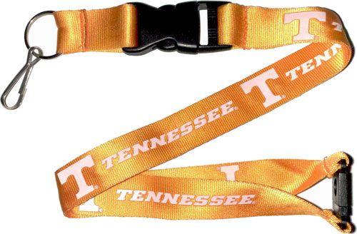 TENNESSEE University Volunteers Officially NCAA Licensed Logo Team Lanyard~Orange and White