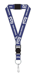 TCU Texas Christian University Horned Frogs Purple and White Officially NCAA Licensed NCAA Logo Team Lanyard