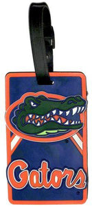 FLORIDA University Gators NCAA Licensed SOFT Luggage BAG TAG~ Orange and Blue