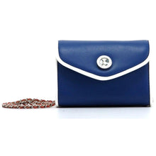 Load image into Gallery viewer, SCORE! Eva Designer Crossbody Clutch - Navy Blue, White and Red
