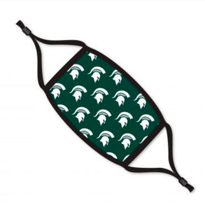 Michigan State Spartans Team Logo Adjustable Washable Face Mask
