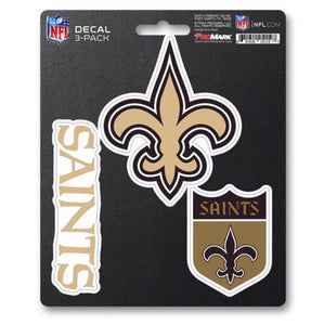 New Orleans Saints three pack decals