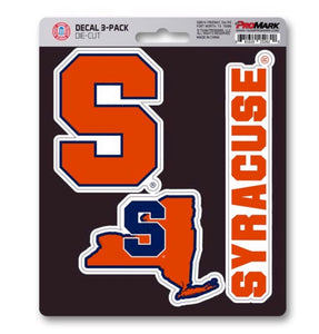 Syracuse orange three pack decals