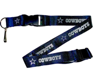 Dallas Cowboys Officially NFL Licensed Logo Blue Team Lanyard