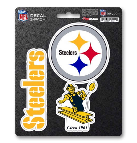 Pittsburgh Steelers three pack decals