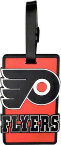 Philadelphia FLYERS NHL Licensed SOFT Luggage BAG TAG~ Orange and Black